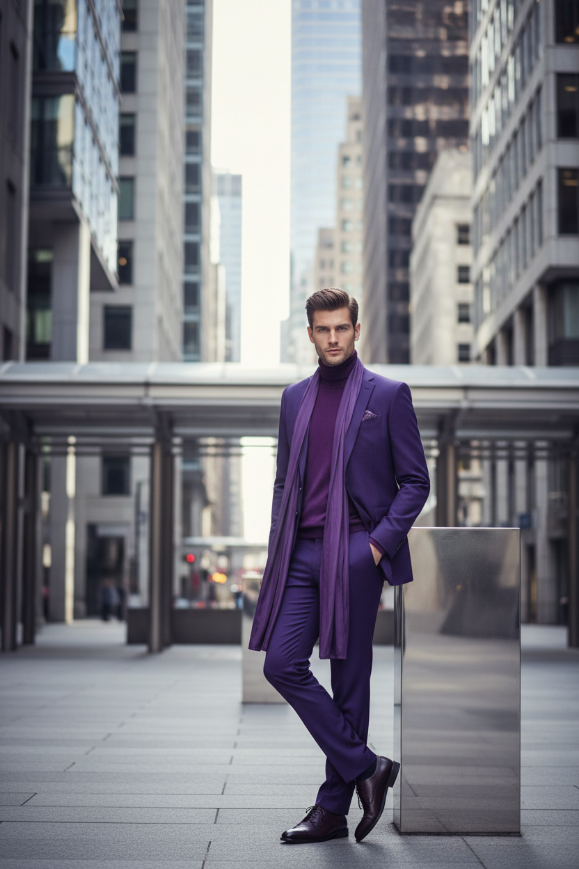 Men's Purple Clothes