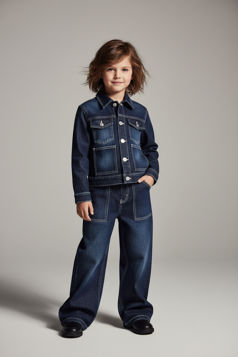 Children's Denim outerwear Blue