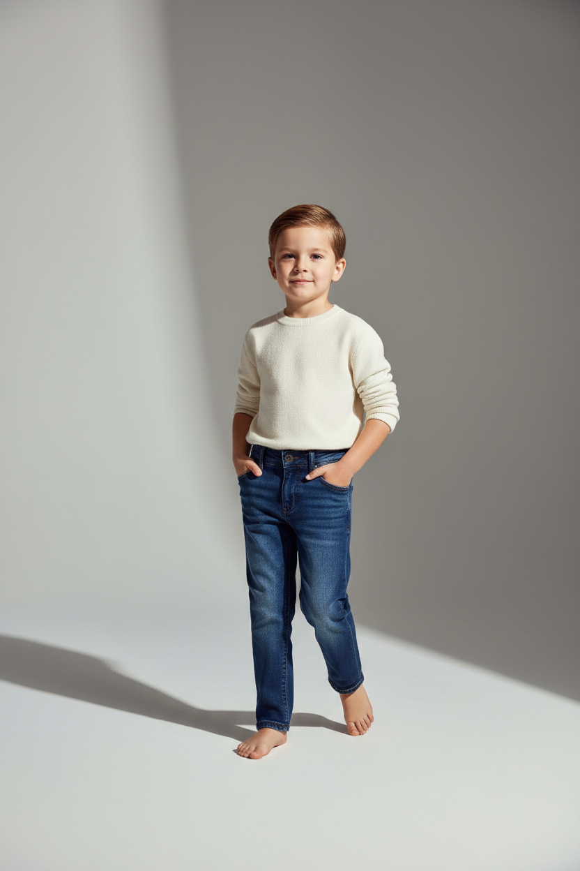 Children's Denim Trousers Blue