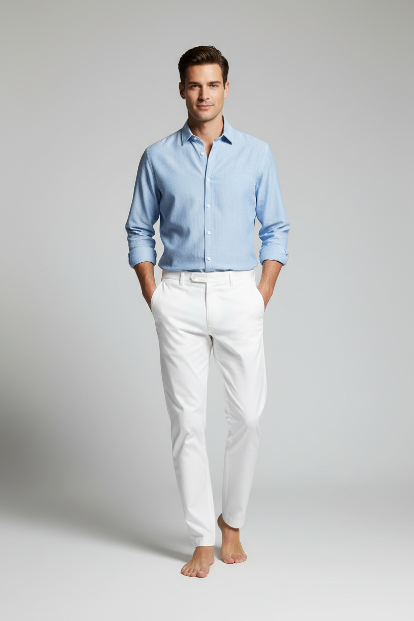 Men's Chinos White