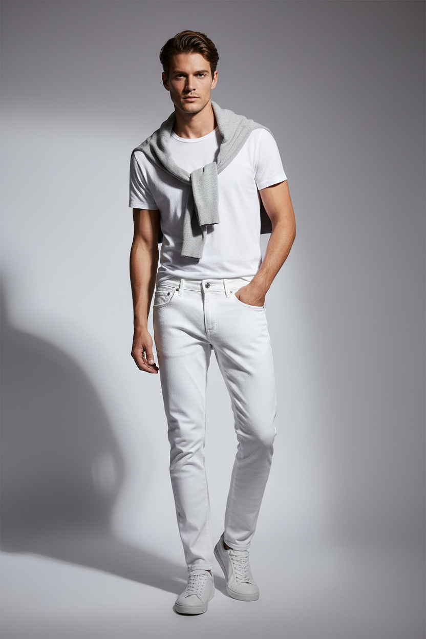 Men's Jeans White