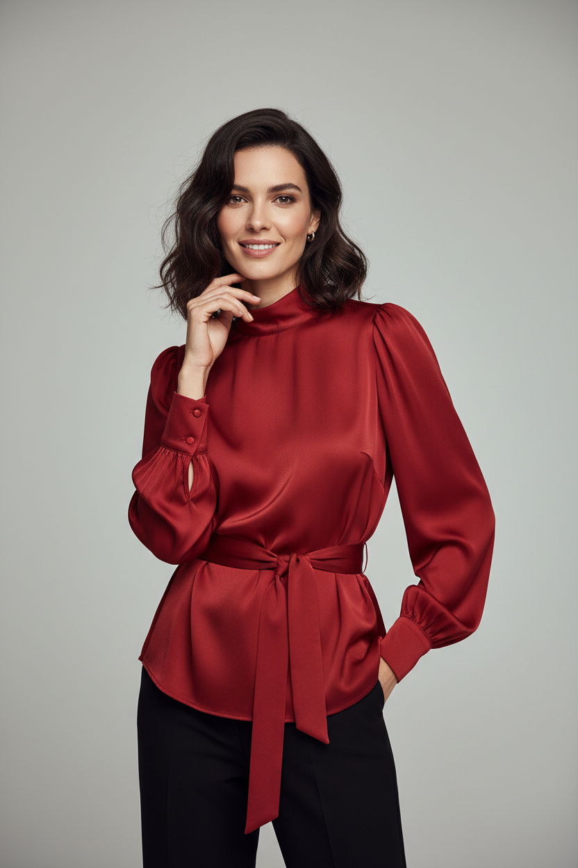 Women's Blouse Red