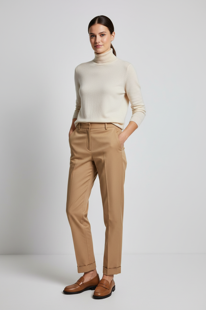 Women's Chinos Beige
