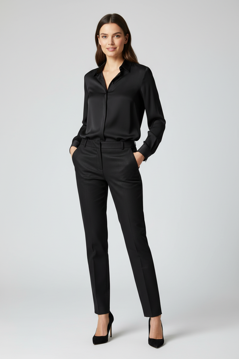 Women's Chinos Black