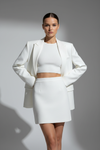 Women's Mini Skirt White