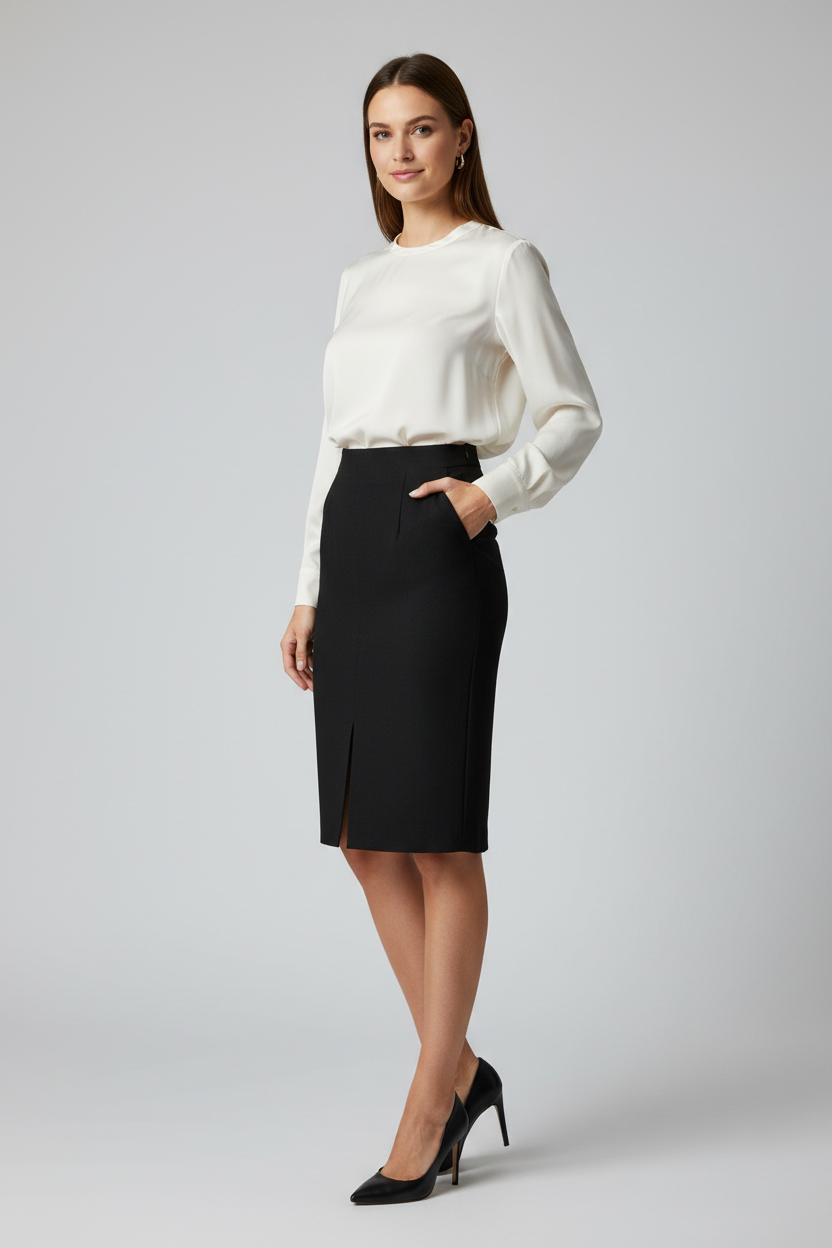 Women's Pencil Skirt Black